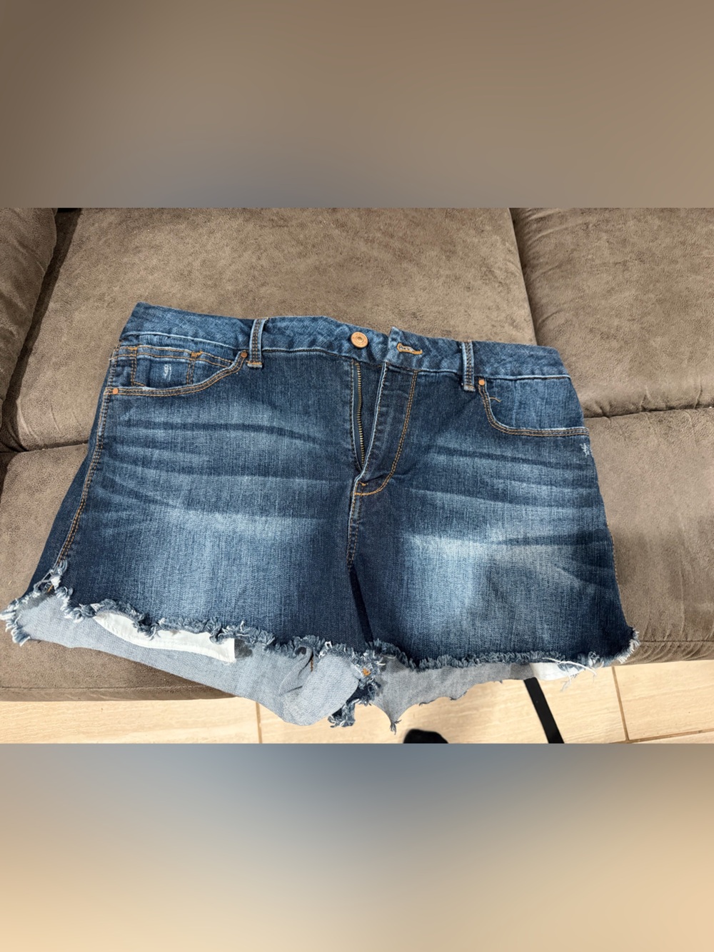 Denim shorts